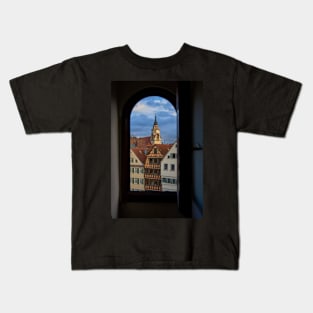 Stiftskirche church, Tübingen Kids T-Shirt